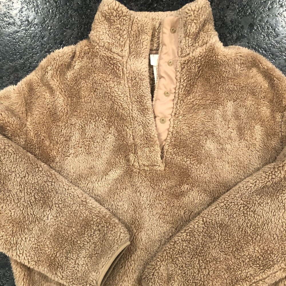 Fuzzy Fleece Pullover